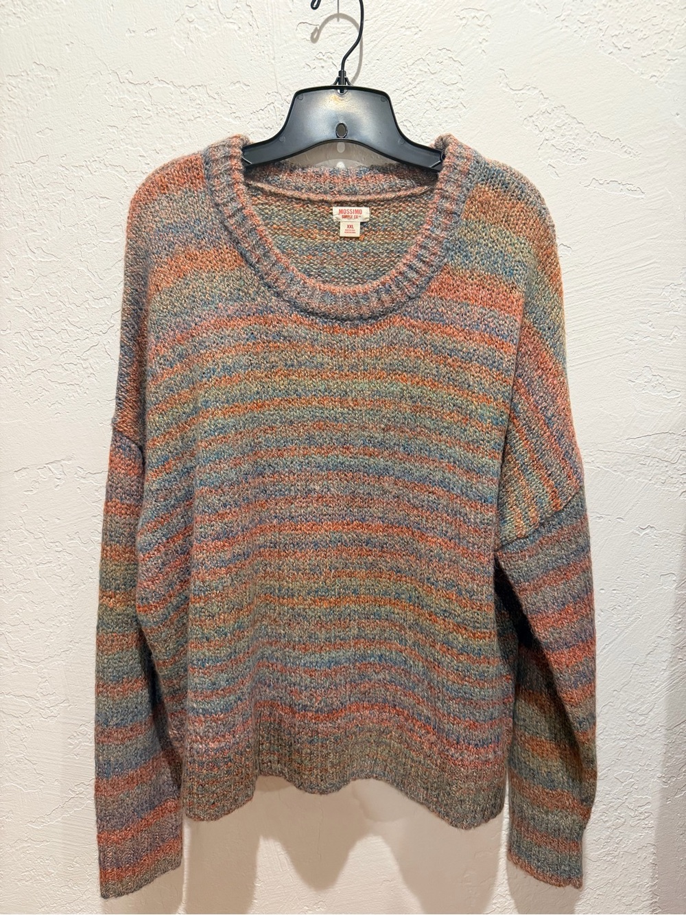 Mossimo Supply Co. Multicolor Striped Crewneck Sweater